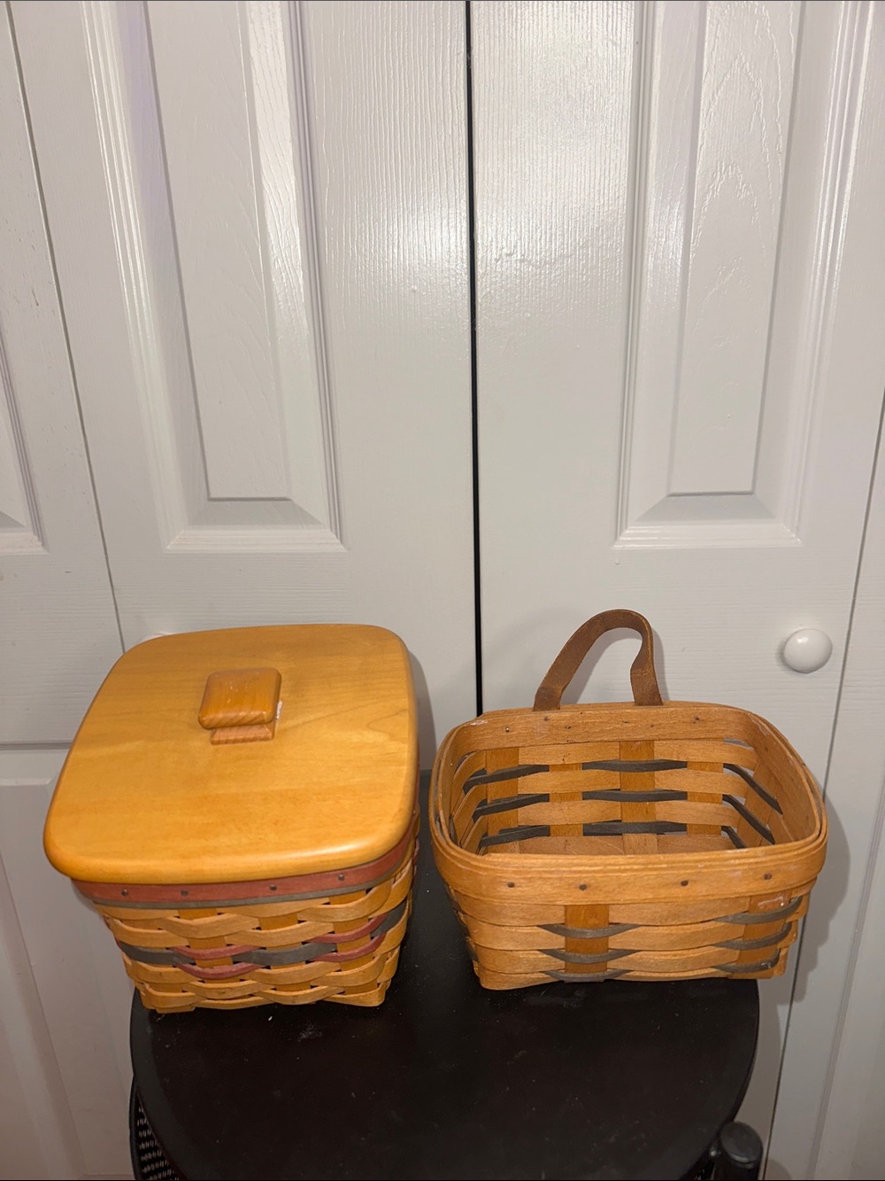 Longaberger   Baskets  Keepers Baskets whit divided and small Baskets